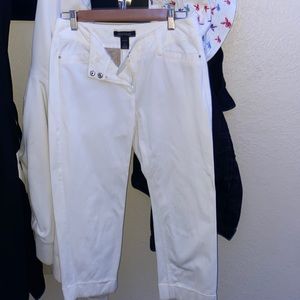 I’m selling work pants that are cropped